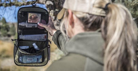 KOSMETYCZKA HELIKON-TEX TRAVEL TOILETRY BAG - POMARAŃCZOWY/CZARNY