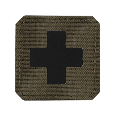 EMBLEMAT M-TAC MEDIC CROSS - RANGER GREEN / CZARNY