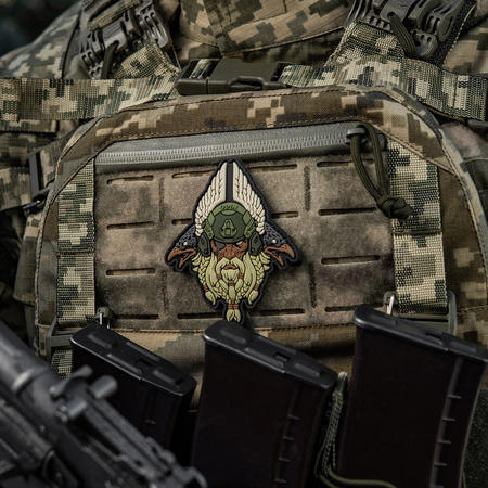 NASZYWKA EMBLEMAT M-TAC NA RZEP - Odin Tactical 3D PVC Olive