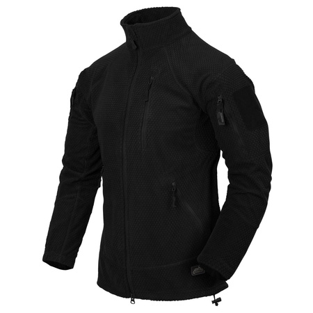 BLUZA HELIKON ALPHA TACTICAL - GRID FLEECE - CZARNY