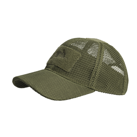 CZAPKA Z DASZKIEM BASEBALL MESH - Mesh - Olive Green