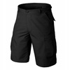 KRÓTKIE SPODNIE HELIKON BDU (BATTLE DRESS UNIFORM) - POLYCOTTON RIPSTOP - CZARNY