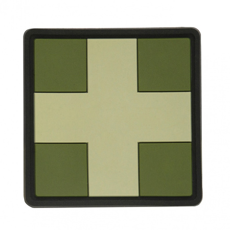 EMBLEMAT M-TAC MEDIC CROSS - PVC - OLIVE