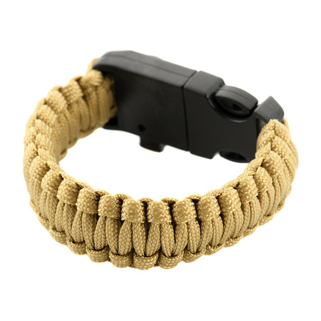 Bransoletka survivalowa M-Tac Paracord 3w1/4w1 – krzesiwo, kompas, gwizdek