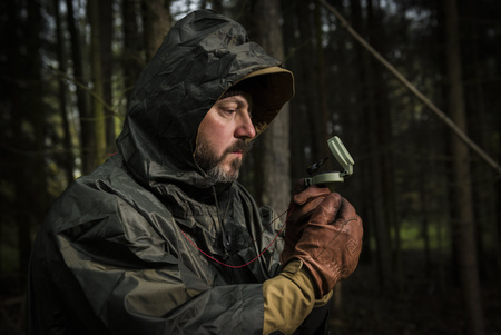 PONCHO PELERYNA U. S. MODEL - US Woodland