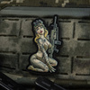 NASZYWKA EMBLEMAT M-TAC NA RZEP - Tactical Girl №5 PVC Skandinavik