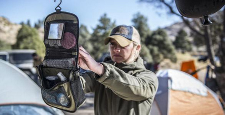 KOSMETYCZKA HELIKON_TEX TRAVEL TOILETRY BAG - CZARNA