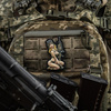 NASZYWKA EMBLEMAT M-TAC NA RZEP - Tactical Girl №5 PVC Olive