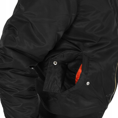 KURTKA TEXAR MA1 FLEK - CZARNY