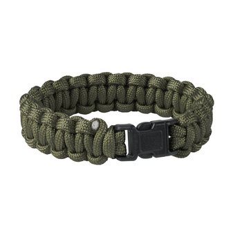 BRANSOLETKA HELIKON-TEX SURVIVAL - PARACORD - OLIVE GREEN