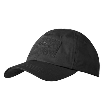 CZAPKA Z DASZKIEM HELIKON - POLYCOTTON RIPSTOP - CZARNY