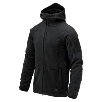 BLUZA HELIKON PATRIOT - DOUBLE FLEECE - BLACK