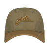 CZAPKA Z DASZKIEM HELIKON - LOGO CAP - CZARNY  / OLIVE GREEN