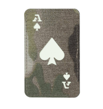 EMBLEMAT M-TAC ACE OF SPADES - FLUOR - MULTICAM