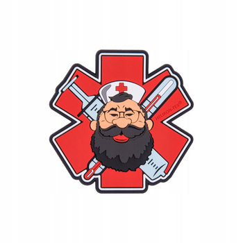 EMBLEMAT HELIKON BEARDMAN MEDIC