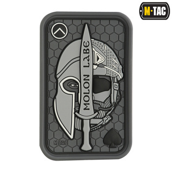 M-TAC NASZYWKA MOLON LABE ACE 3D PVC GREY
