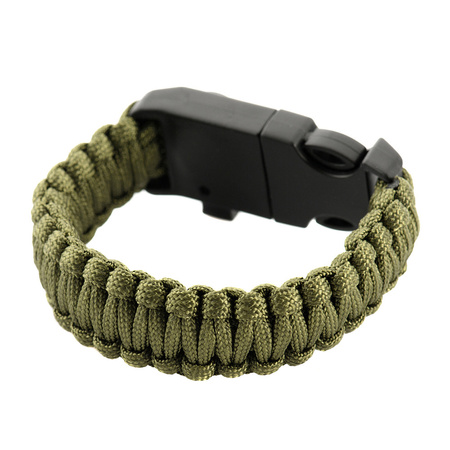 Bransoletka survivalowa M-Tac Paracord 3w1/4w1 – krzesiwo, kompas, gwizdek