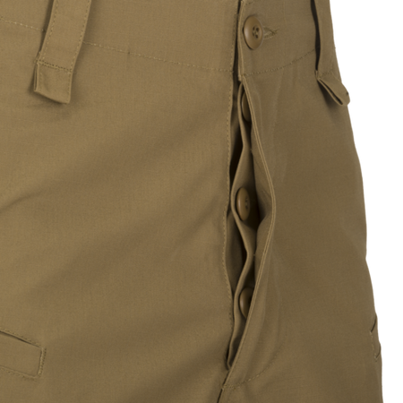 SPODNIE HELIKON CPU (COMBAT PATROL UNIFORM) - COTTON RIPSTOP - CZARNE