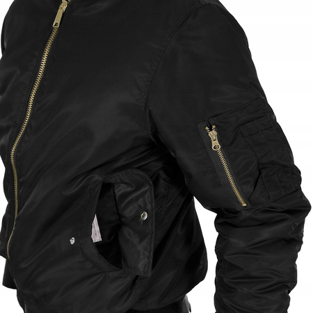 KURTKA TEXAR MA1 FLEK - CZARNY