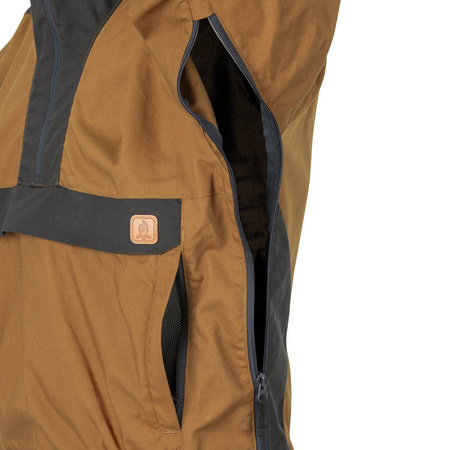KURTKA HELIKON ANORAK WOODSMAN - COYOTE / ASH GREY