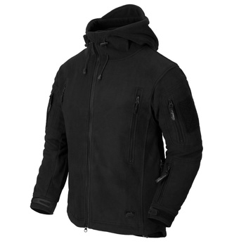 BLUZA HELIKON PATRIOT - DOUBLE FLEECE - CZARNY