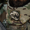 NASZYWKA EMBLEMAT M-TAC NA RZEP Old Tiger Full Color Ivory