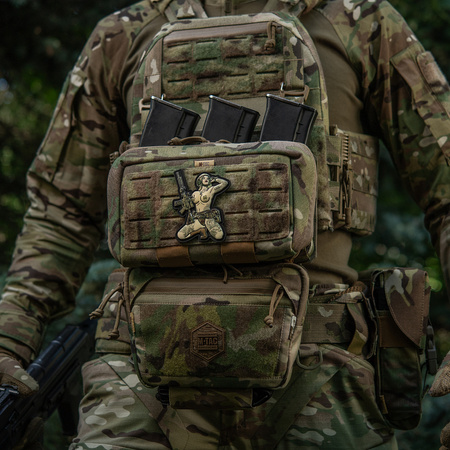 NASZYWKA EMBLEMAT M-TAC NA RZEP - Tactical Girl №1 Skandinavik with Mjóllnir PVC MC