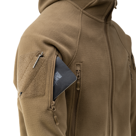 BLUZA HELIKON PATRIOT - DOUBLE FLEECE - BLACK