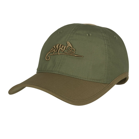 CZAPKA Z DASZKIEM HELIKON - LOGO CAP - OLIVE GREEN / ADAPTIVE GREEN