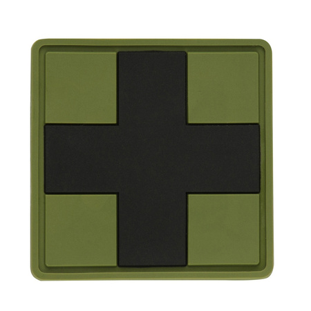 EMBLEMAT M-TAC MEDIC CROSS - PVC - CZARNY / OLIVE