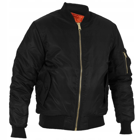 KURTKA TEXAR MA1 FLEK - CZARNY