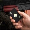EMBLEMAT M-TAC ACE OF SPADES - FLUOR - COYOTE