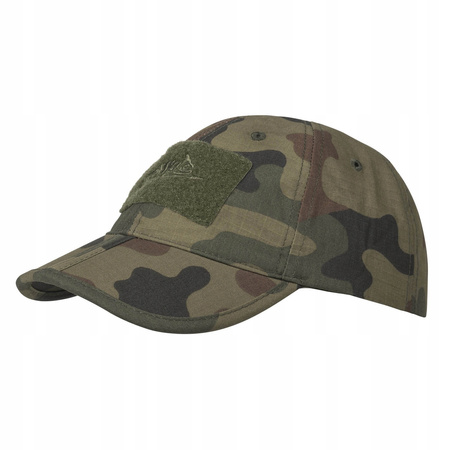 CZAPKA Z DASZKIEM HELIKON FOLDING® - PL WOODLAND