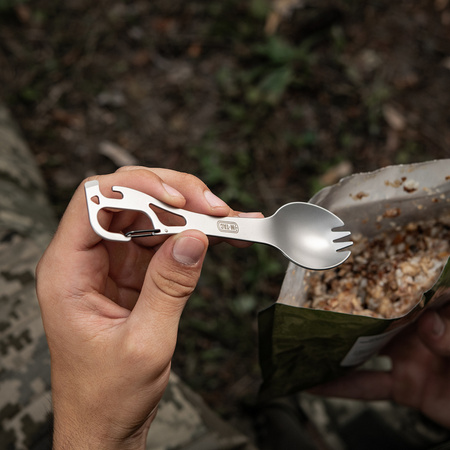 M-Tac Łyżko-Widelec z karabińczykiem