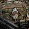 NASZYWKA EMBLEMAT M-TAC NA RZEP - Odin Tactical 3D PVC White Coyote