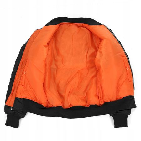 KURTKA TEXAR MA1 FLEK - CZARNY