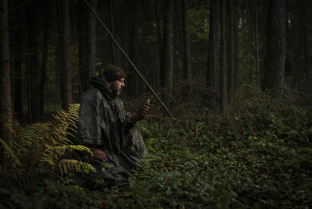 PONCHO U. S. MODEL - OLIVE GREEN