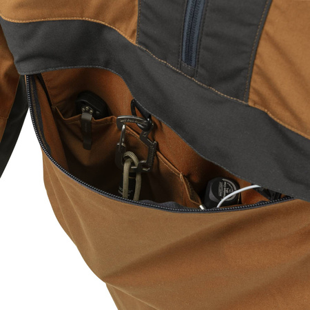 KURTKA HELIKON ANORAK WOODSMAN - COYOTE / ASH GREY