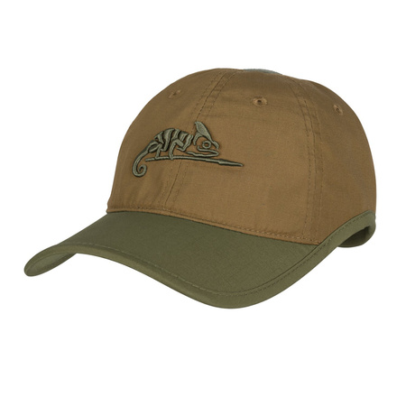 CZAPKA Z DASZKIEM HELIKON - LOGO CAP - COYOTE / OLIVE GREEN