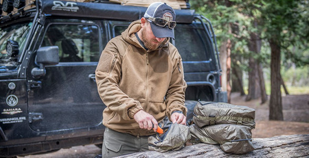 ORGANIZERY DO PLECAKA PAKCELL SET - POLIESTER RIPSTOP - PL WOODLAND