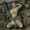NASZYWKA EMBLEMAT M-TAC NA RZEP - Tactical Girl №1 Skandinavik with Mjóllnir PVC MC