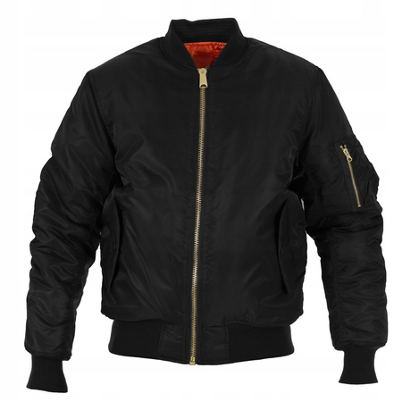 KURTKA TEXAR MA1 FLEK - CZARNY