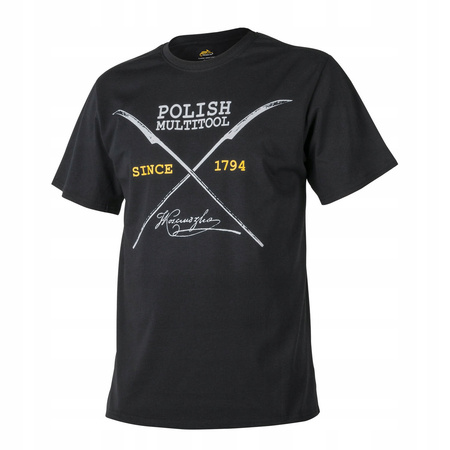 T-SHIRT HELIKON - POLISH MULTITOOL - CZARNY