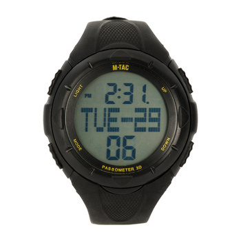 M-TAC ZEGAREK TAKTYCZNY Z KROKOMIERZEM BLACK
