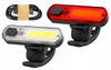 ZESTAW LAMPY ŚWIATŁO ROWEROWE MACTRONIC DUOSLIM