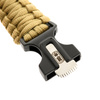 Bransoletka survivalowa M-Tac Paracord 3w1/4w1 – krzesiwo, kompas, gwizdek