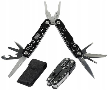 MULTITOOL M-TAC TYPE 4 CZARNY 9 NARZĘDZI + ETUI