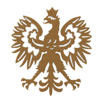 EMBLEMAT M-TAC POLSKI ORZEŁ - LASER CUT - COYOTE