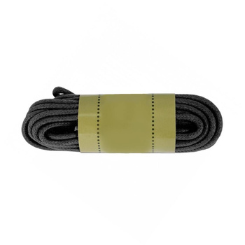 SZNUROWADŁA WOSKOWANE MIL-TEC (4 SZT.) - 220 CM - CZARNY