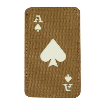 EMBLEMAT M-TAC ACE OF SPADES - FLUOR - COYOTE